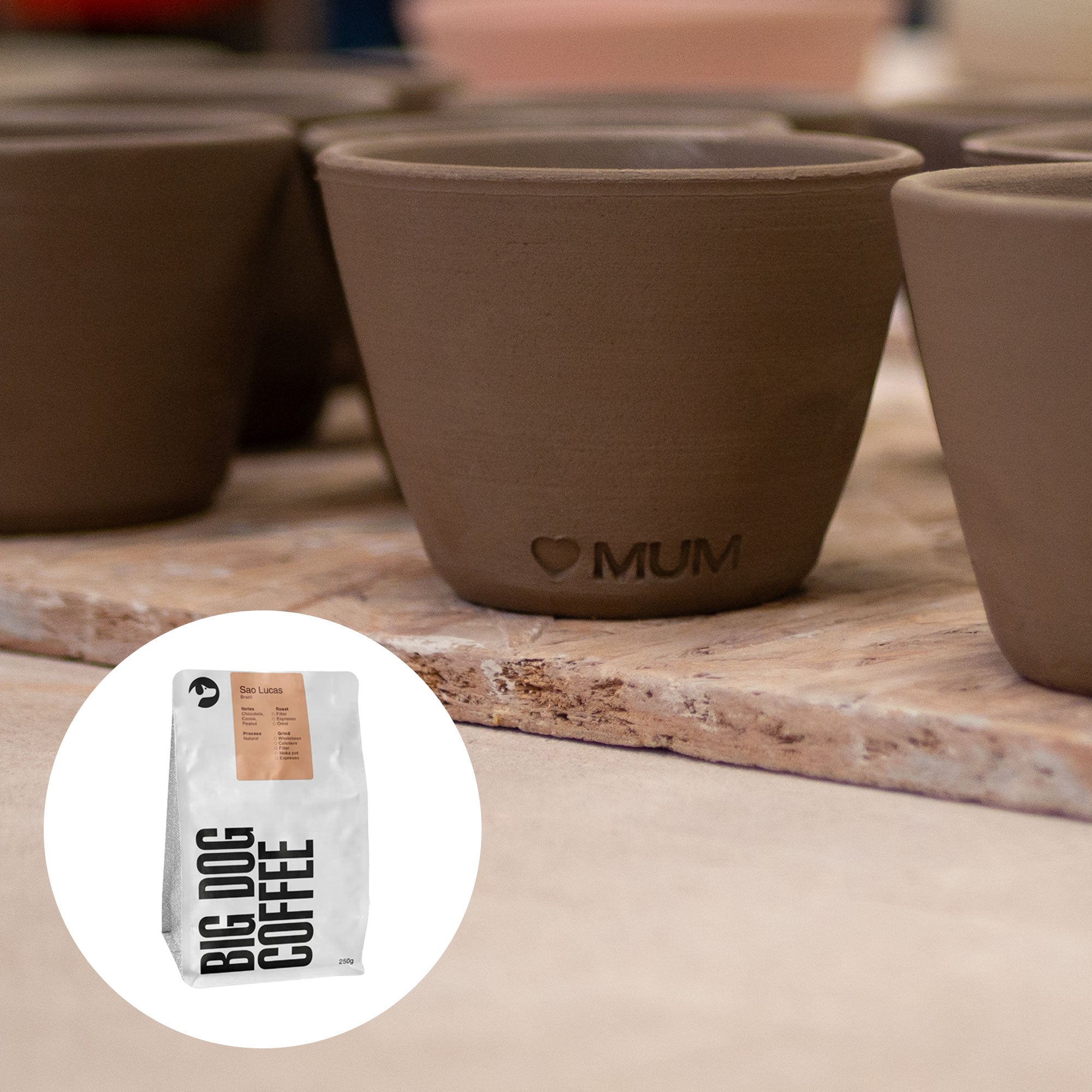 Mothers Day - 6oz Speciality Coffee Beaker + Big Dog Coffee Bundle