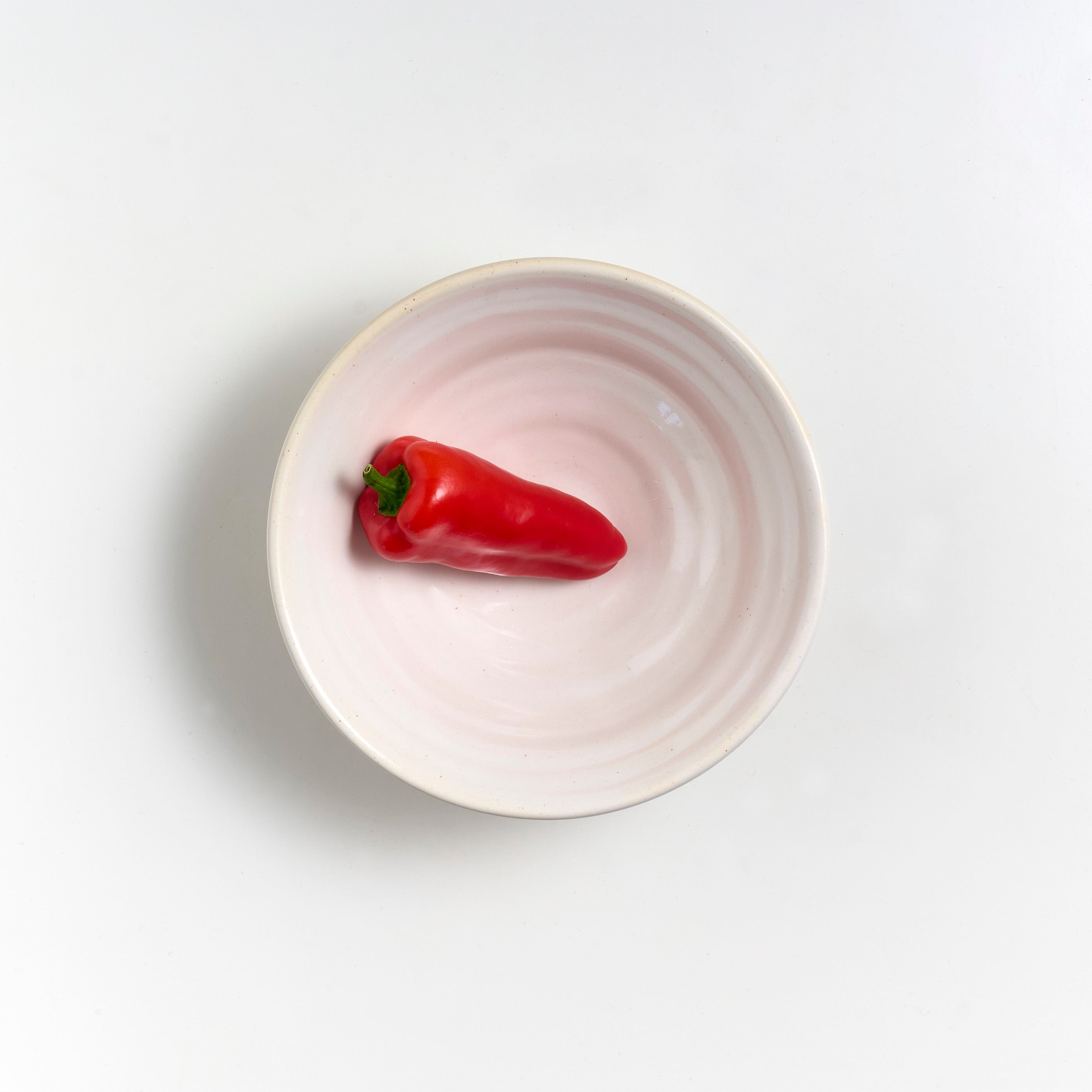 Small Ramen Bowl - Speckled White Glaze