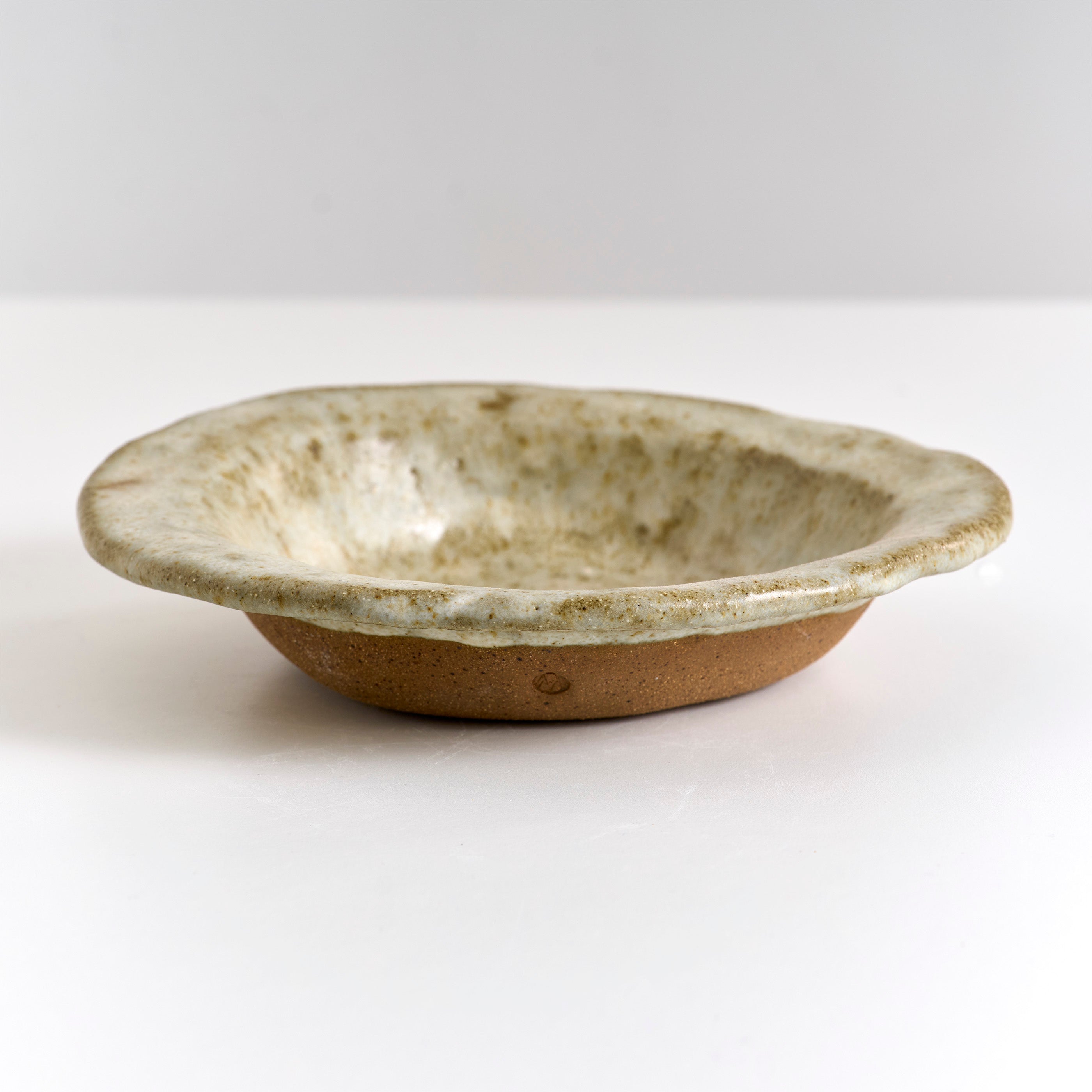 Wide Rimmed Press Moulded Bowl