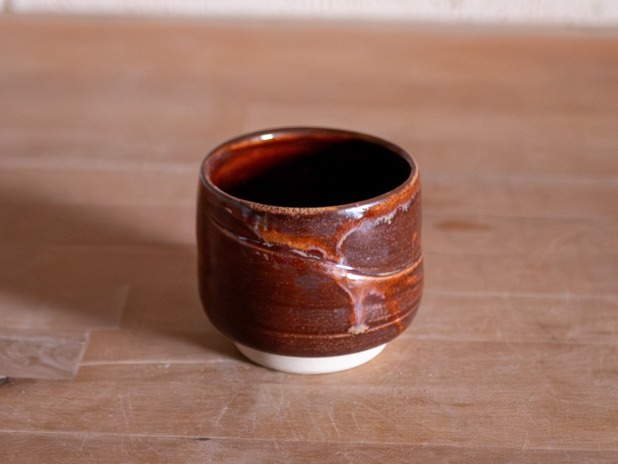 Yunomi Tea Cup 05 – Red Ember Glaze