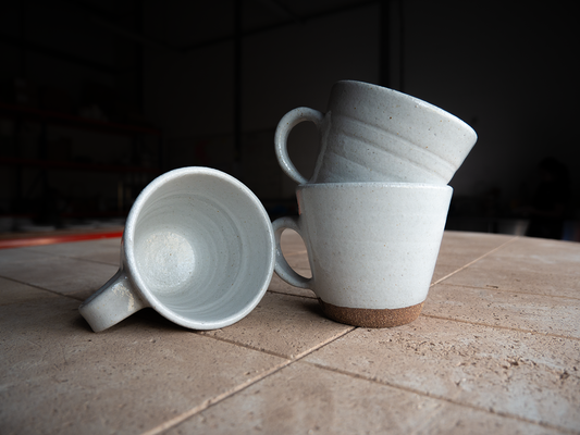 10oz Coffee Cup: Vintage White