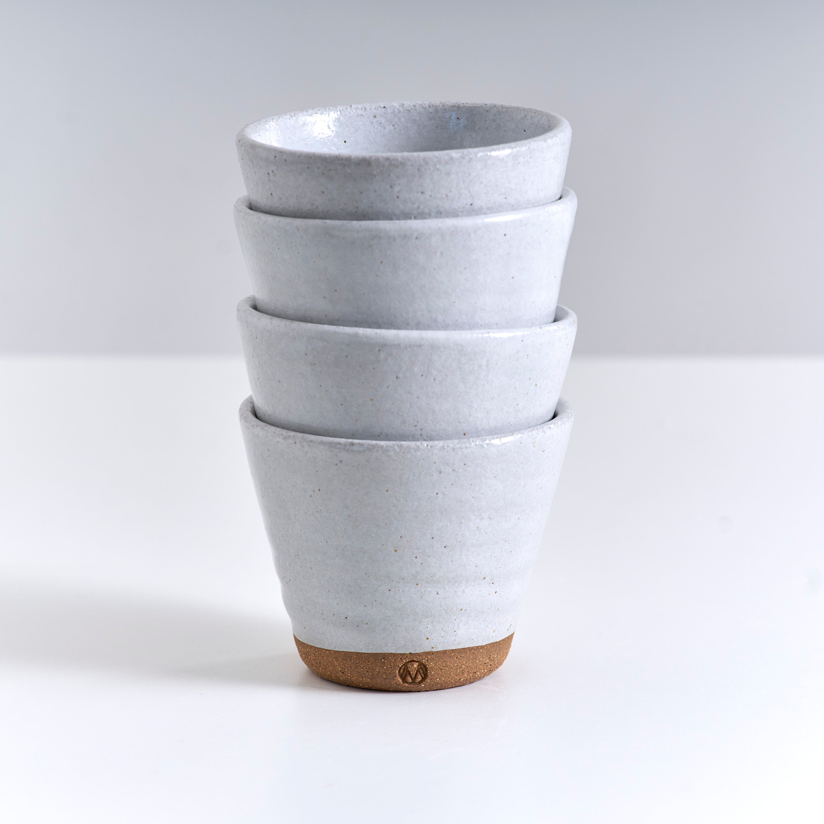 8oz Coffee Beaker - Vintage White