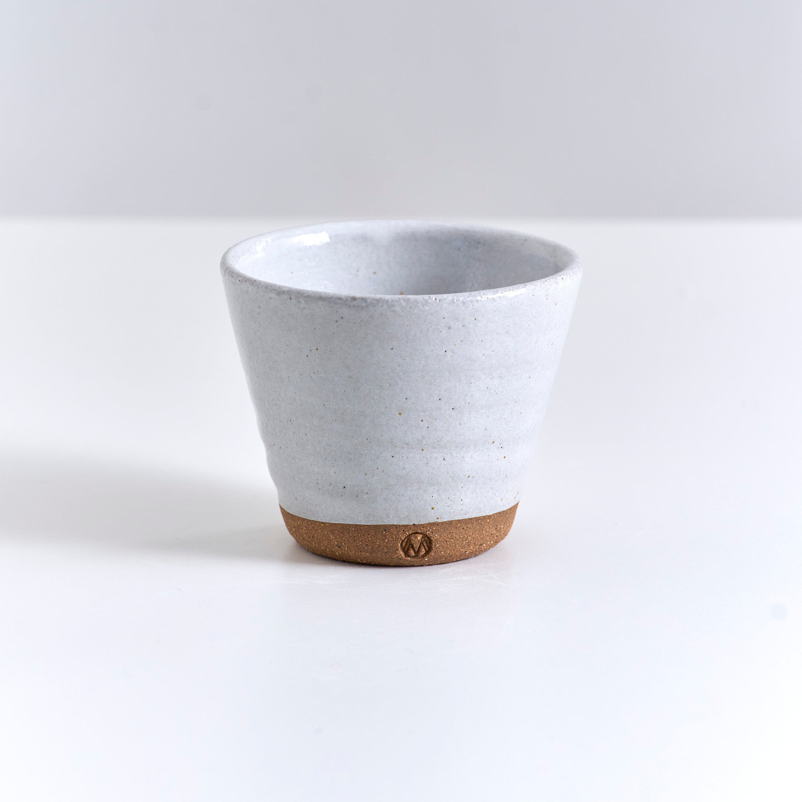 8oz Coffee Beaker - Vintage White