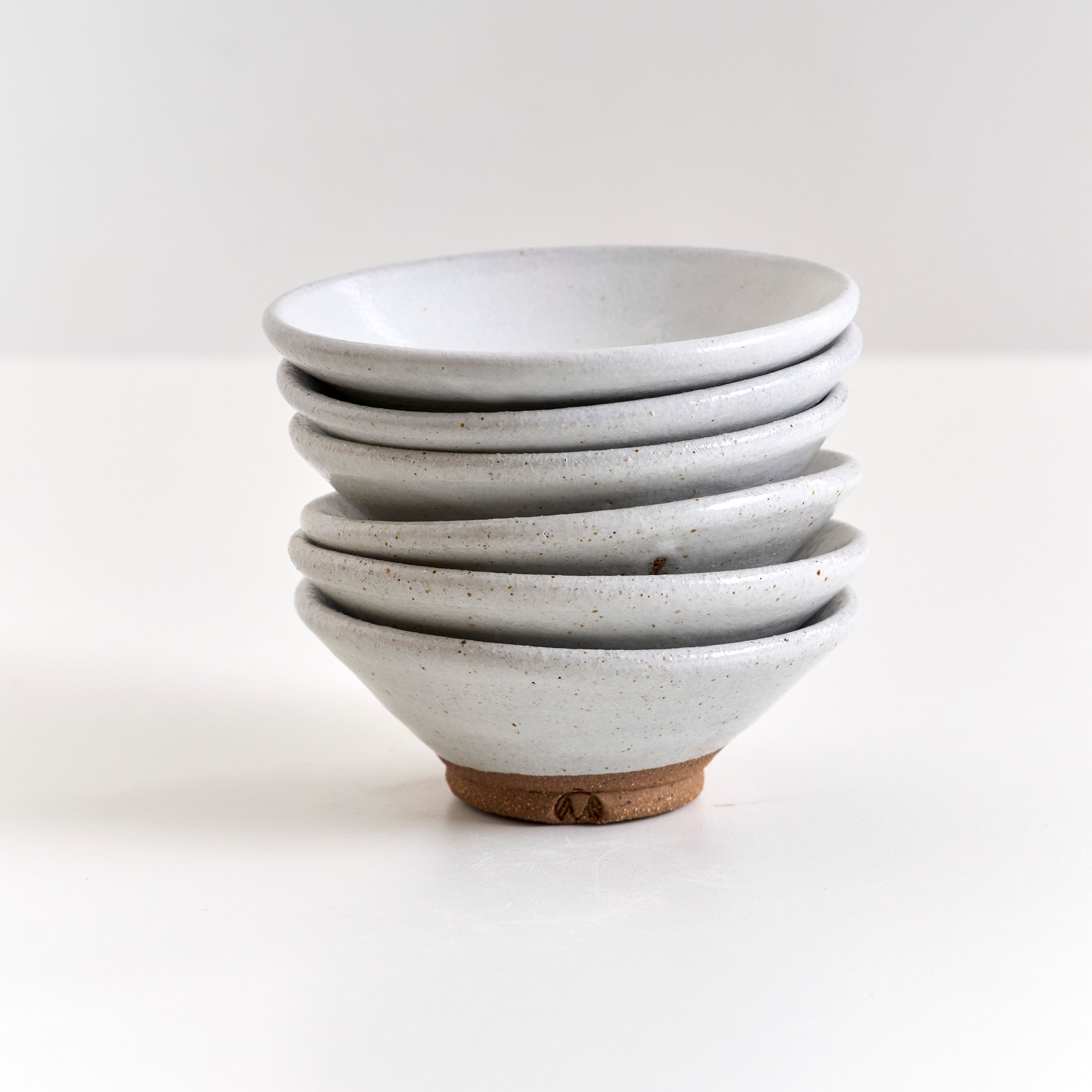Vintage White Dip Dishes