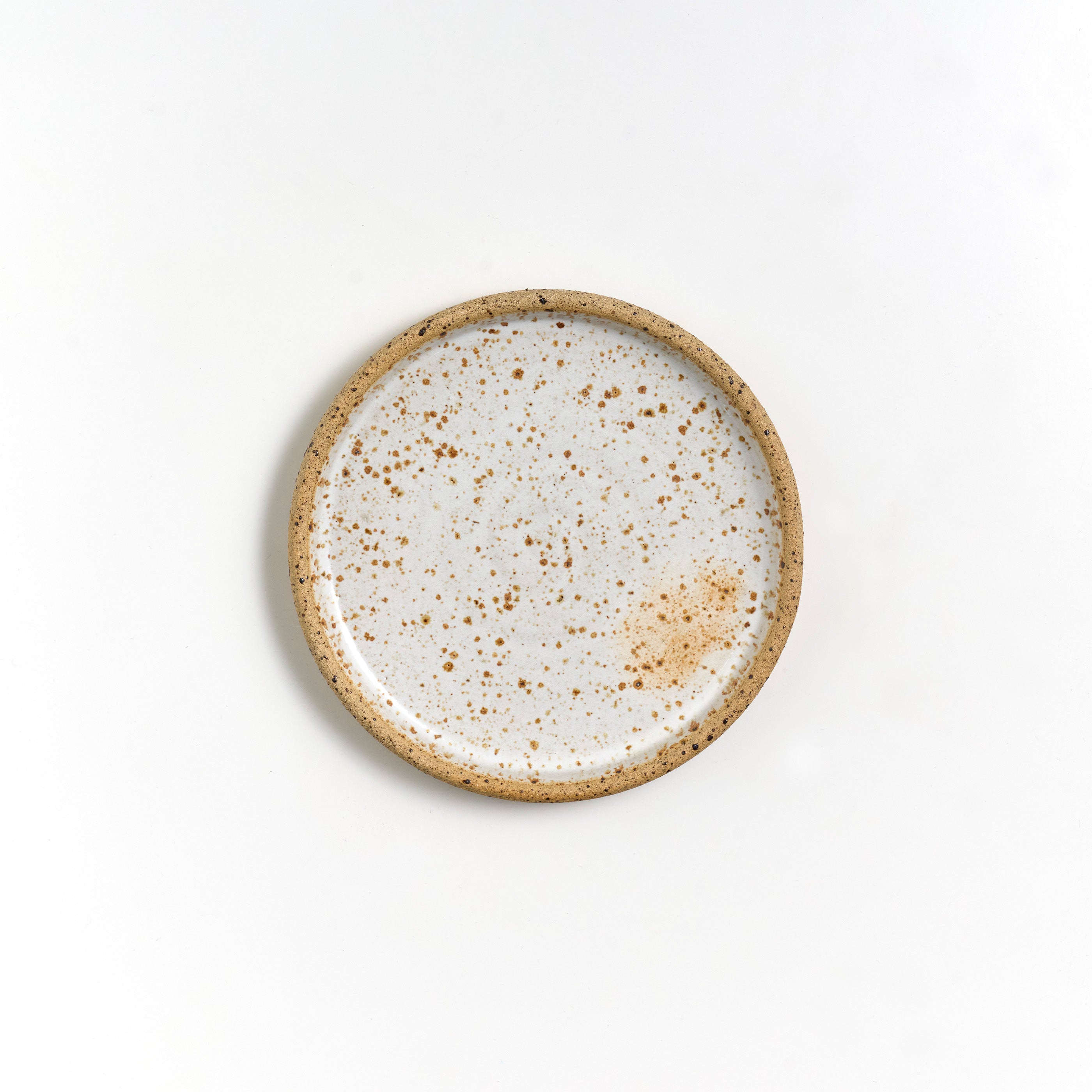 Straight Sided Plate: Medium - Speckled Fleck