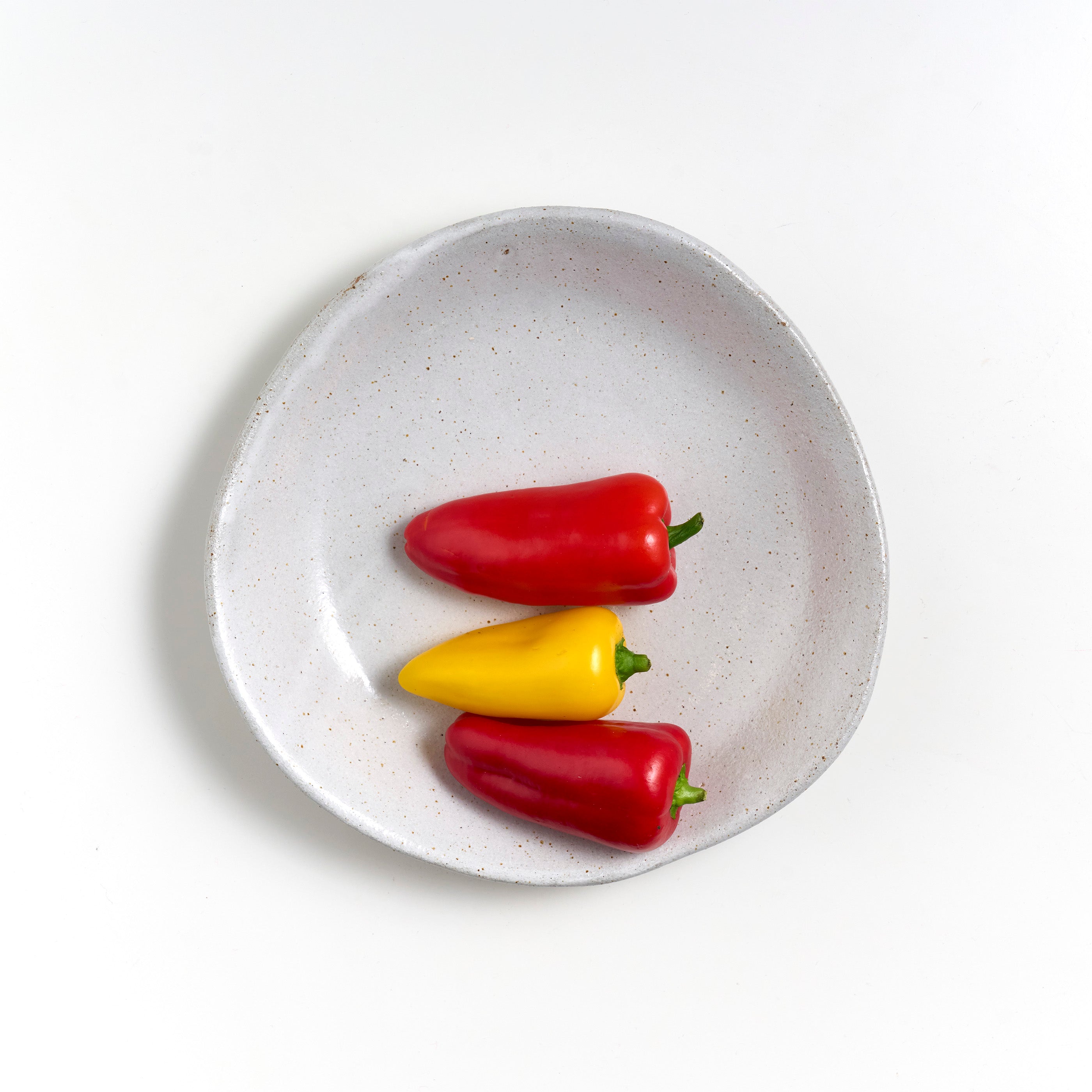 Medium Press Moulded Bowl (Vintage White)