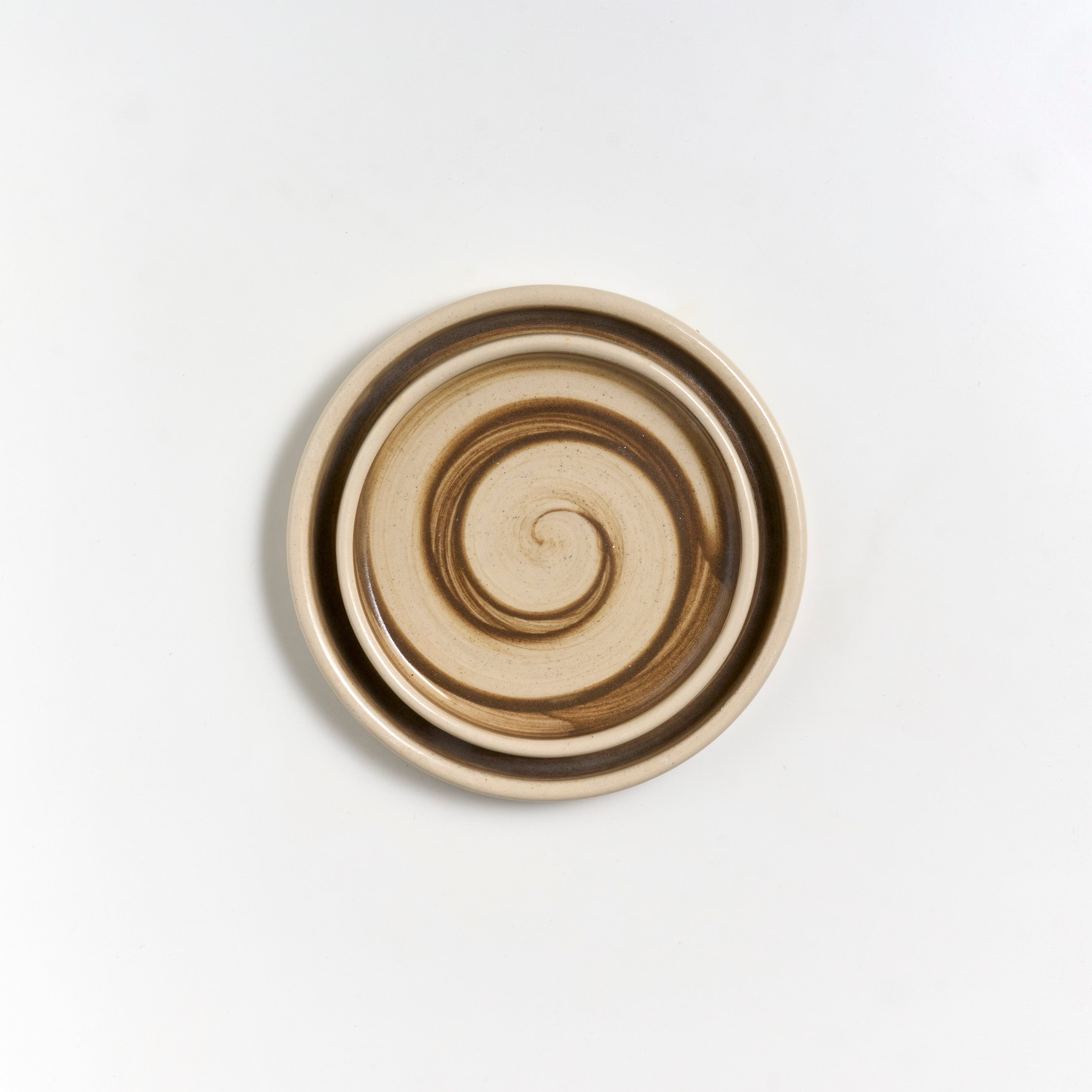 Straight Sided Plate with a Swirl: Tapas