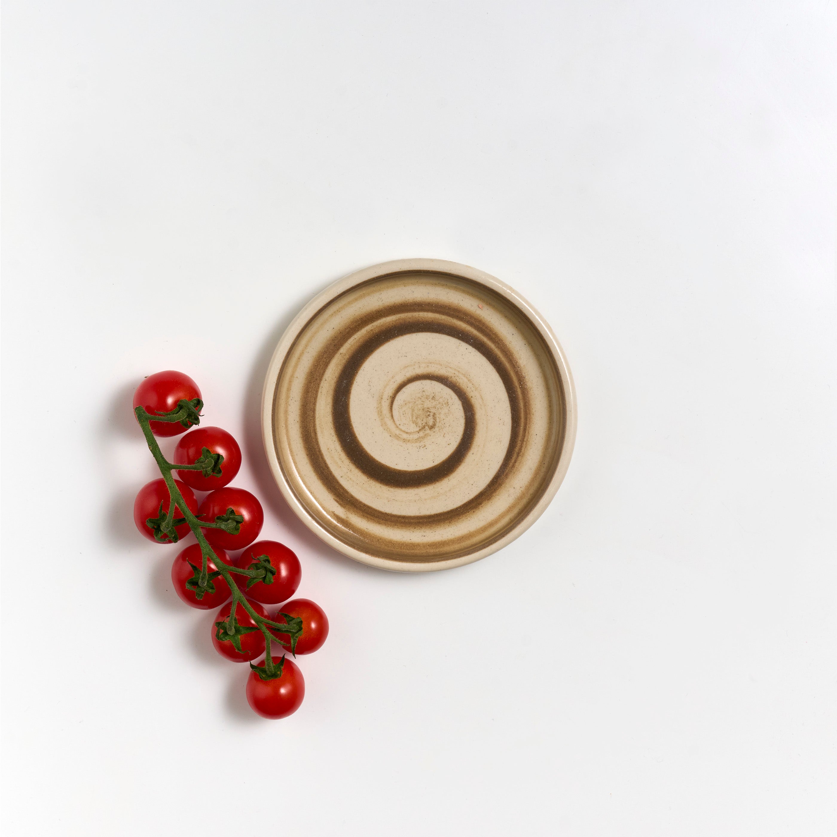 Straight Sided Plate with a Swirl: Tapas