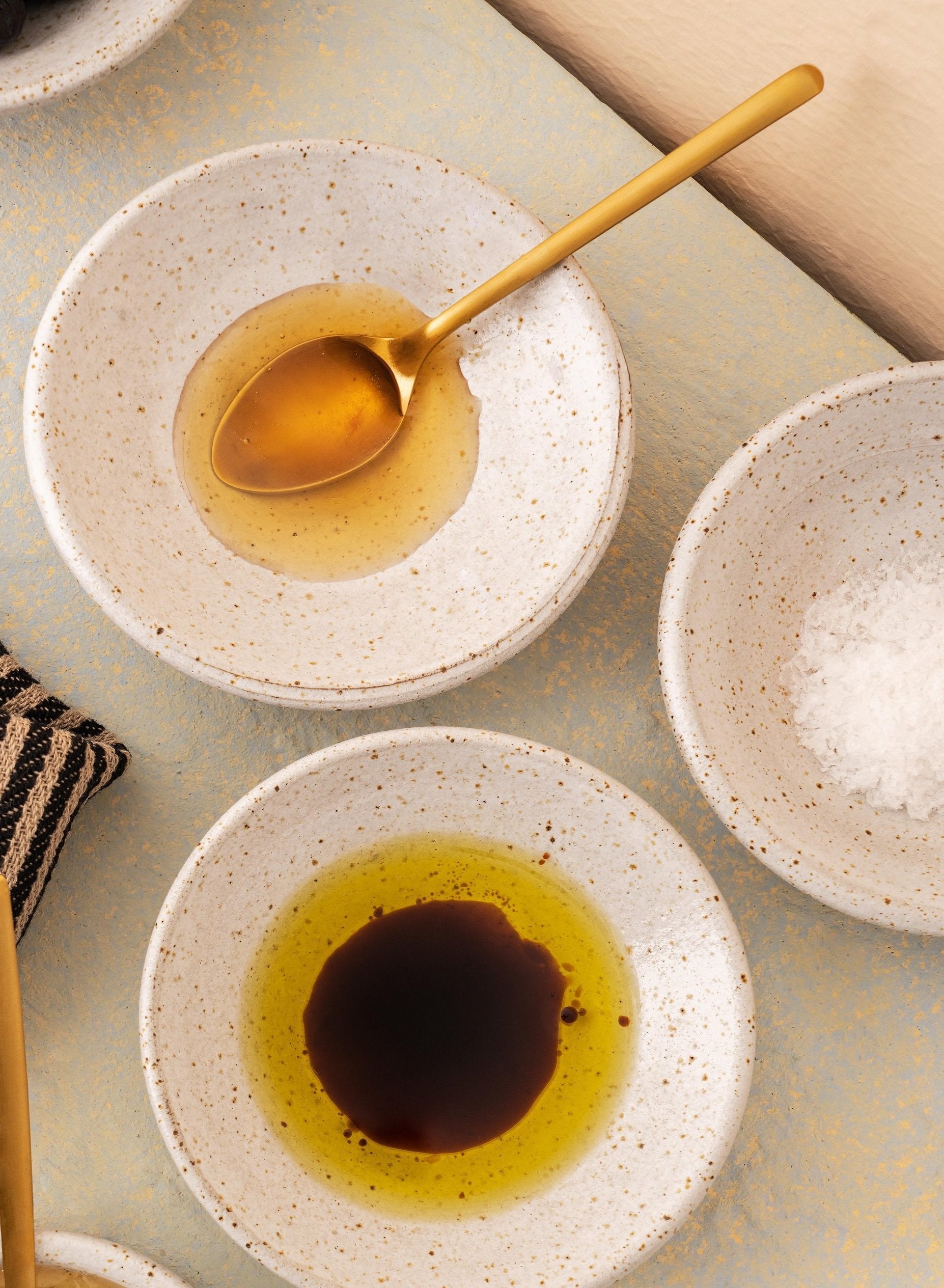 Vintage White Dip Dishes