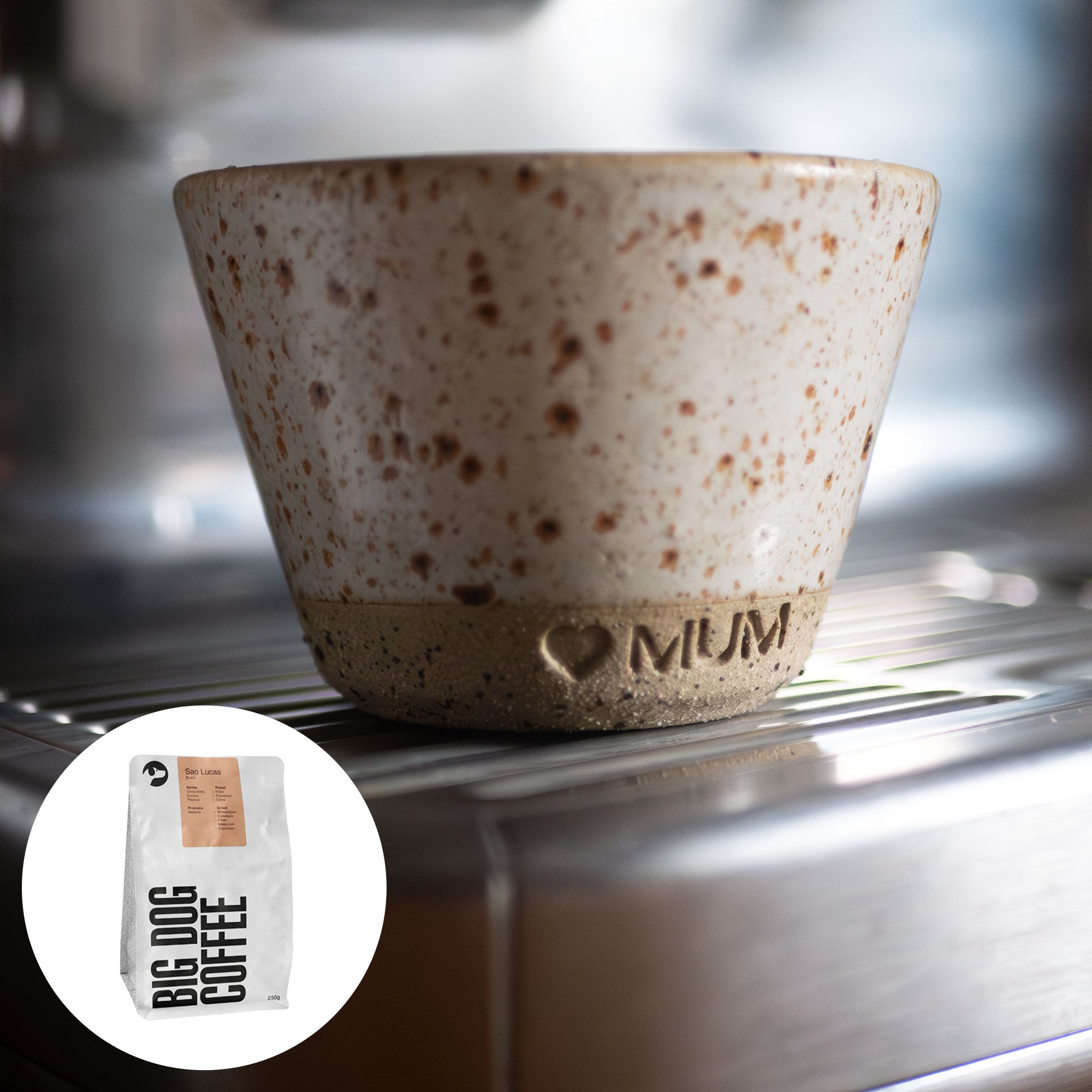 Mothers Day - 6oz Speciality Coffee Beaker + Big Dog Coffee Bundle