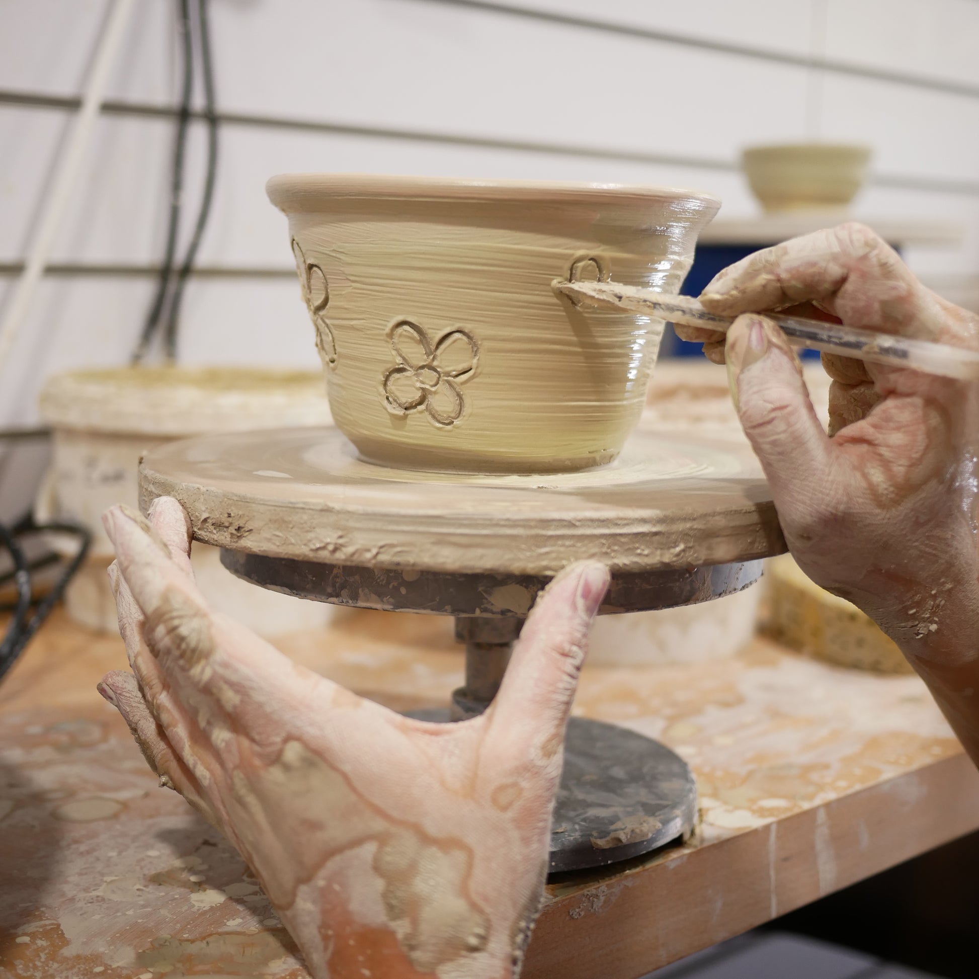 pottery workshop, pottery experience south wales, hand thrown pottery workshop