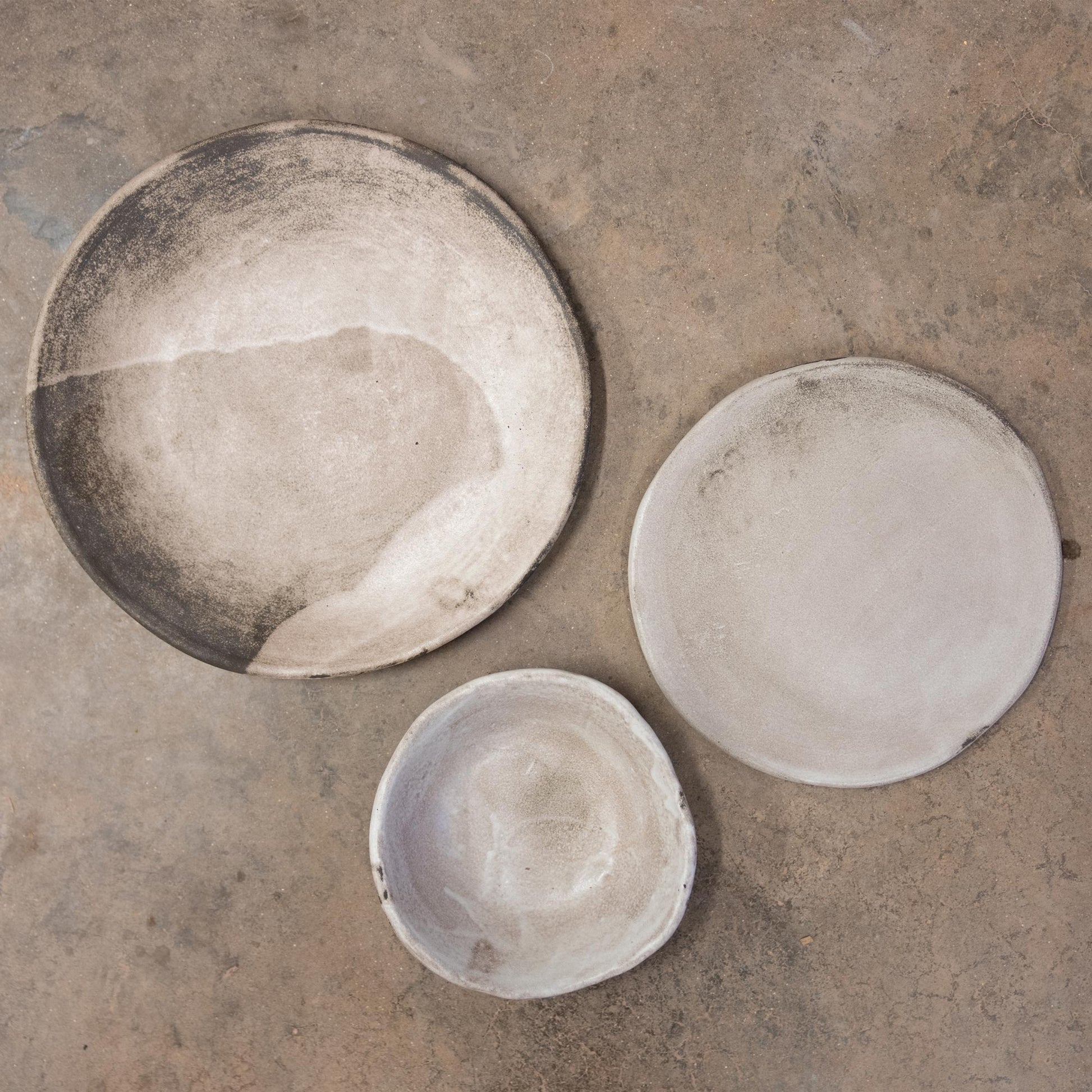 Press Moulded Plates: Large (Zircon)